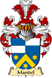 v.23 Coat of Family Arms from Germany for Mandel