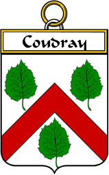 French Coat of Arms Badge for Coudray