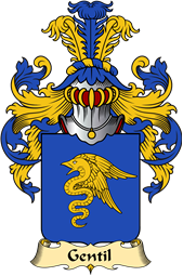 French Family Coat of Arms (v.23) for Gentil