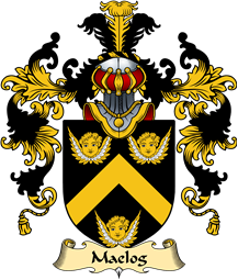 Welsh Family Coat of Arms (v.25) Maelog (CRWM-of Arllechwedd, Caernarfonshire)