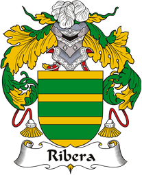 Spanish Coat of Arms for Ribera or Rivera