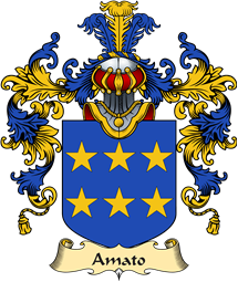 Italian Family Coat of Arms (v.25a) Amato