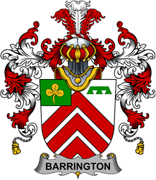 Irish Family Coat of Arms (v.25b) Barrington