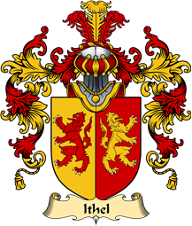 Welsh Family Coat of Arms (v.25) Ithel (ANWYL, Ap Bleddyn )
