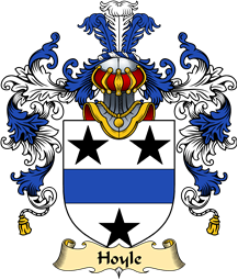 Irish Family Coat of Arms (v.25a) Hoyle or MacIlhoyle