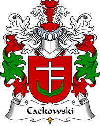 Polish Coat of Arms for Cackowski or Czaczkowski