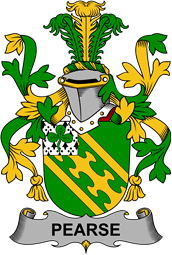 Irish Coat of Arms for Pearse