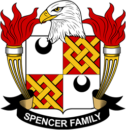 Coat of arms used by the Spencer family in the United States of America