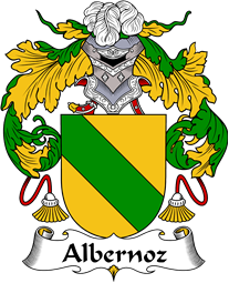 Portuguese Coat of Arms for Albernoz