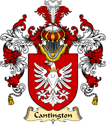 Welsh Family Coat of Arms (v.25) Cantington (of Trewilym, Pembrokeshire)
