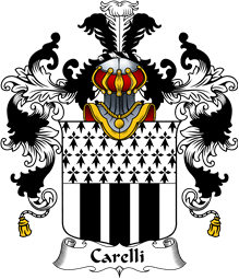 Italian Family Coat of Arms (v.25b) Carelli