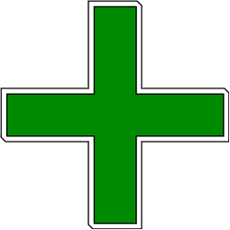 Cross, Plain Fimbriated