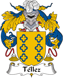 Spanish Coat of Arms for Téllez or Tello