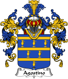 Italian Family Coat of Arms (v.25b) Agostino