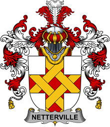 Irish Family Coat of Arms (v.25b) Netterville or Netterfield