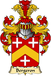 French Family Coat of Arms (v.23) for Bergeron