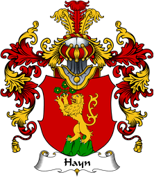 German Wappen Coat of Arms (v.25) Hayn