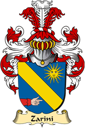 v.23 Coat of Family Arms from Germany for Zarini