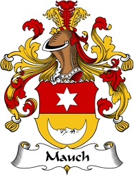 German Wappen Coat of Arms for Mauch