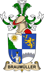 Republic of Austria Coat of Arms for Braumüller de Tannbruck