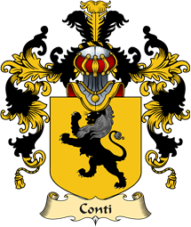 Italian Family Coat of Arms (v.25a) Conti