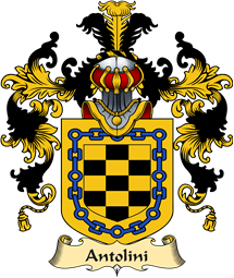 Italian Family Coat of Arms (v.25a) Antolini
