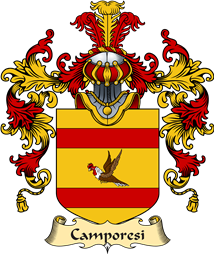 Italian Family Coat of Arms (v.25a) Camporesi