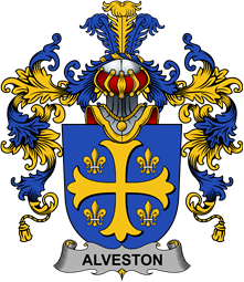 Irish Family Coat of Arms (v.25b) Alveston