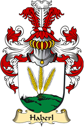 v.23 Coat of Family Arms from Germany for Haberl