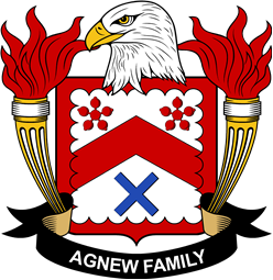 Coat of arms used by the Agnew family in the United States of America