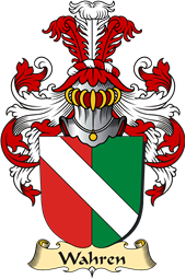 v.23 Coat of Family Arms from Germany for Wahren