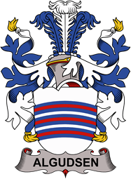 Coat of arms used by the Danish family Algudsen