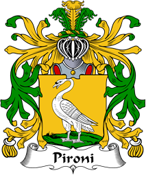 Italian Coat of Arms for Pironi