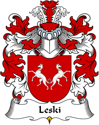 Polish Coat of Arms for Leski (Heselicht-Leski)