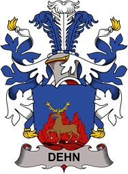 Coat of arms used by the Danish family Dehn (Rotfelser)