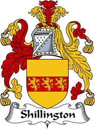 English Coat of Arms for the family Shillington