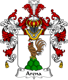 Italian Family Coat of Arms (v.25b) Arena