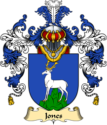 Welsh Family Coat of Arms (v.25) Jones (of Beaumaris, Anglesey)