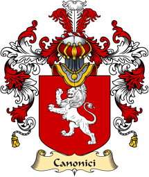 Italian Family Coat of Arms (v.25a) Canonici