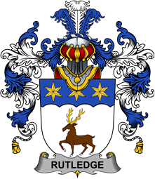 Irish Family Coat of Arms (v.25b) Rutledge