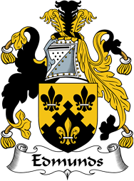 English Coat of Arms for the family Edmunds