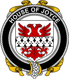 Irish Coat of Arms Badge for the JOYCE family