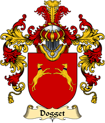 English Family Coat of Arms (v.25) Dogget