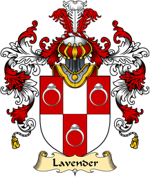 English Family Coat of Arms (v.25) Lavender