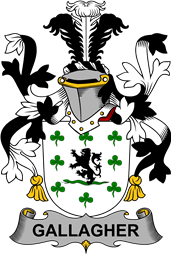 Irish Coat of Arms for Gallagher or O