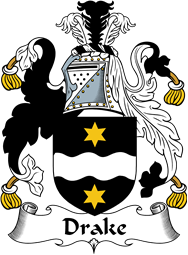 Irish Coat of Arms for Drake