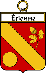 French Coat of Arms Badge for Étienne