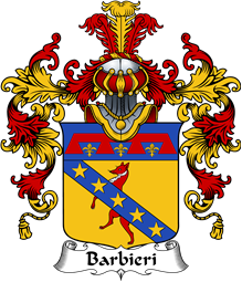 Italian Family Coat of Arms (v.25b) Barbieri