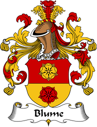 German Wappen Coat of Arms for Blume