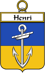 French Coat of Arms Badge for Henri